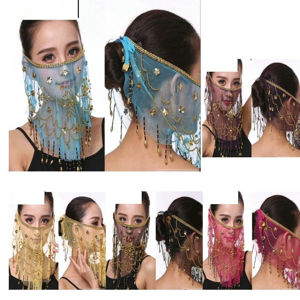 Women's Belly Dance Tribal Face