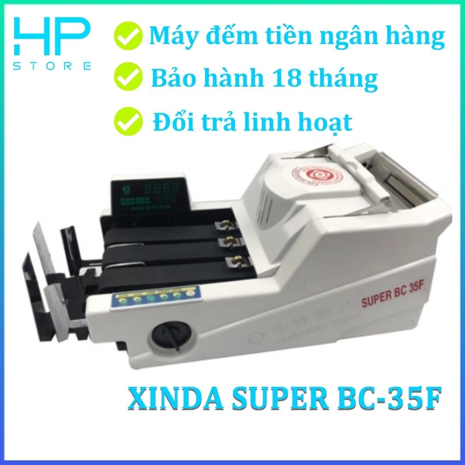 Máy đếm tiền ngân hàng XINDA SUPER BC 35F, phát hiện tiền khác loại, tiền gi.ả siêu chuẩn