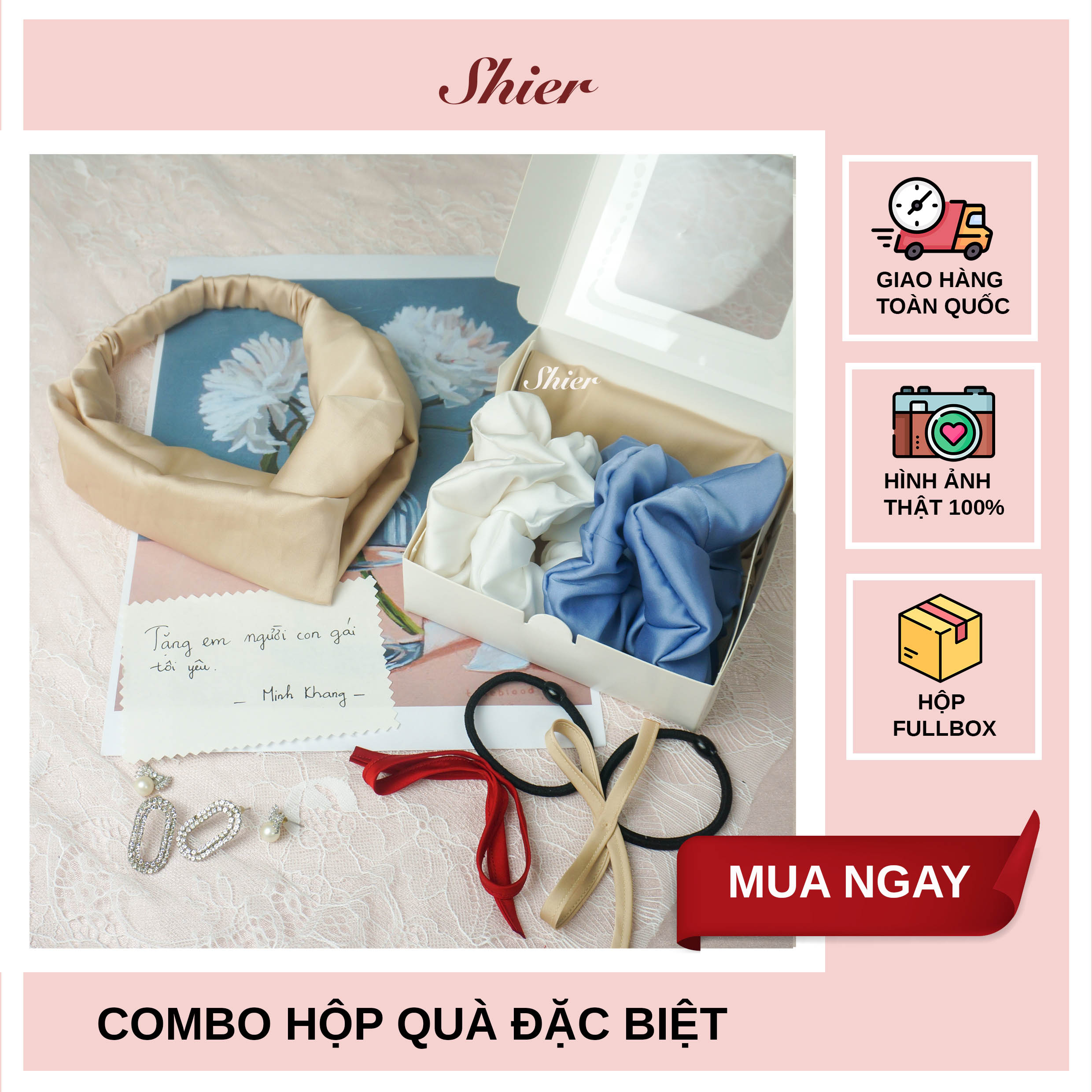 Set Hộp Quà Đặc Biệt, Bộ Sản Phẩm Nhiều Quà, Giftbox Dễ Thương Nhiều Món Quà Tặng Sinh Nhật, Dịp Lễ, Cặp Đôi - [Giao Màu Ngẫu Nhiên]