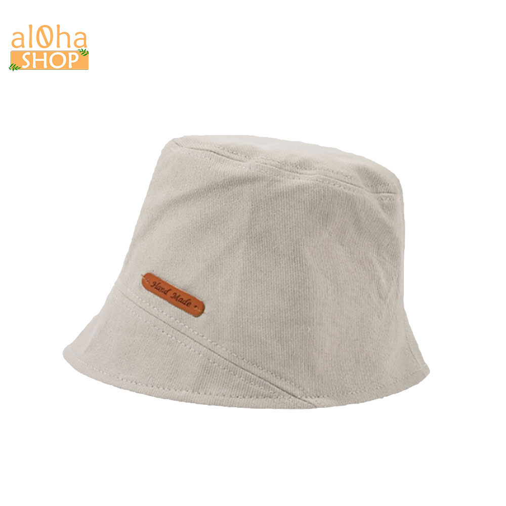 Nón tai bèo Handmade - mũ bucket Kaki phong cách, cá tính Unisex nam nữ - al0ha Shop