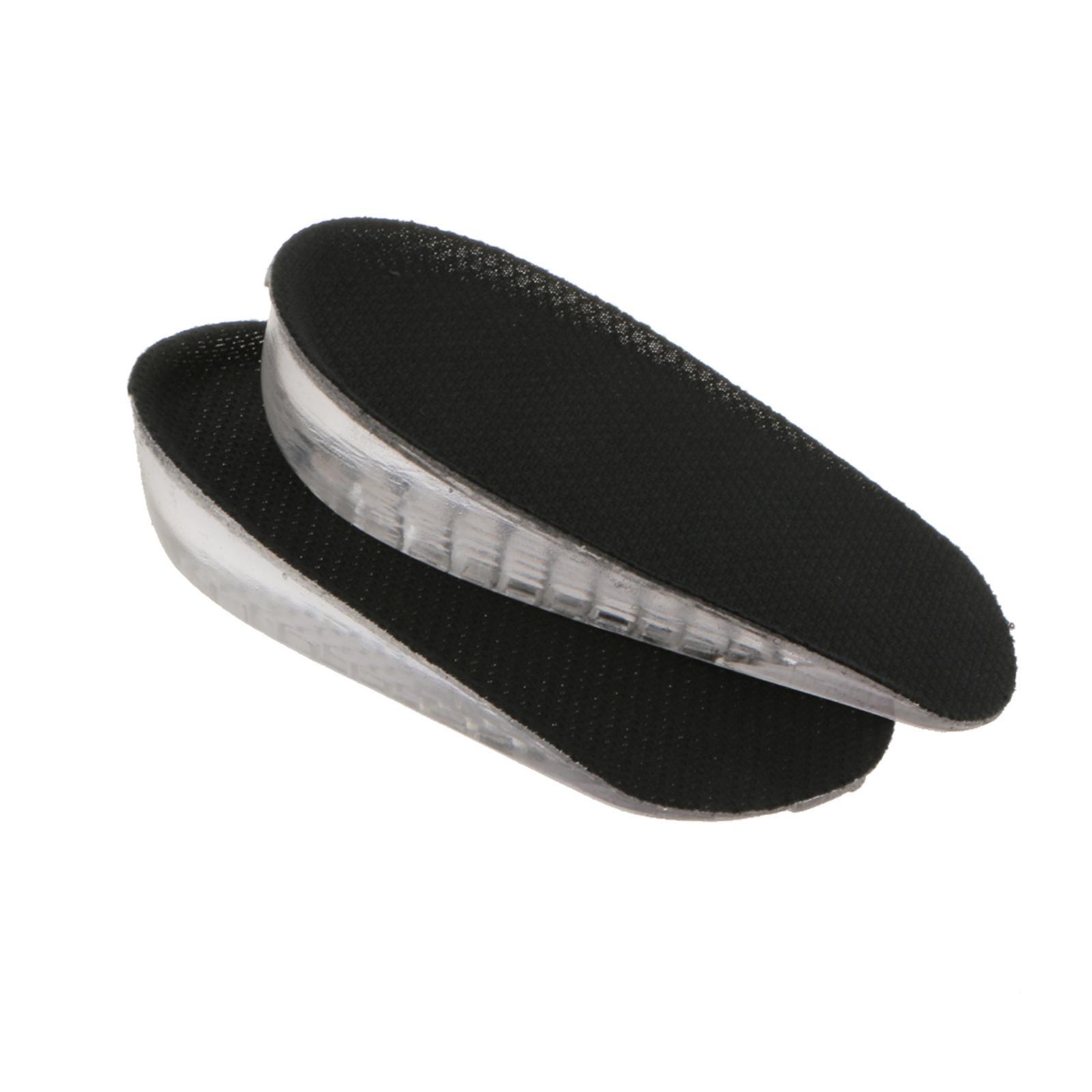 Invisible Height Increase Shoes Inserts Insoles Pads Lifts 3.5cm - Black,