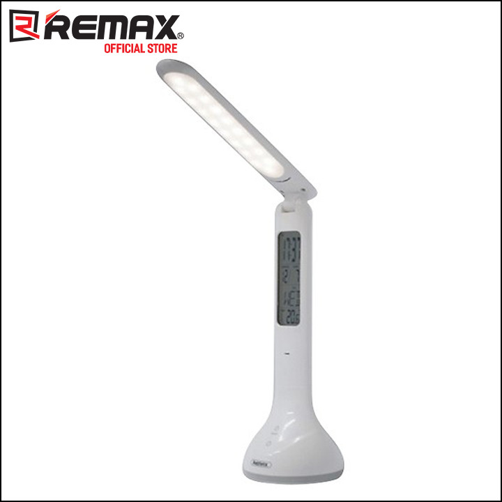 Đèn led để bàn Remax RT-E185 Tích hợp đồng hồ và bảo vệ mắt - Hàng nhập khẩu