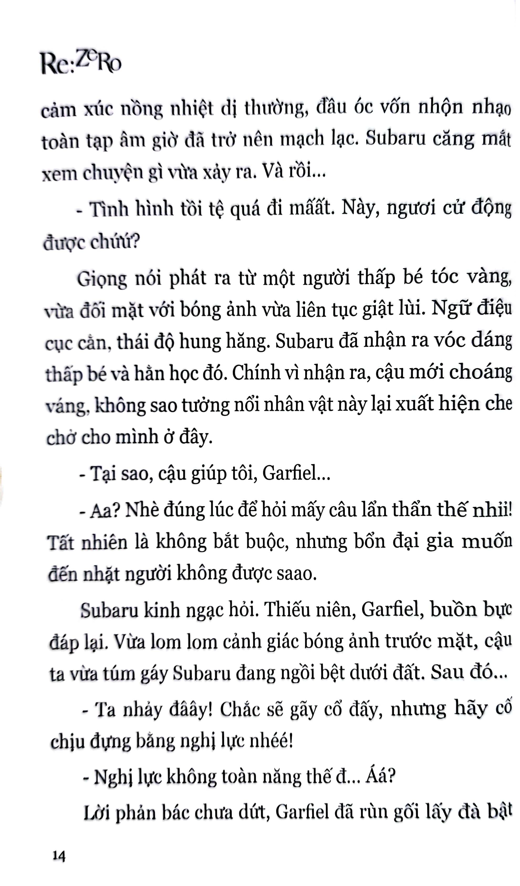 Re:zero - Bắt Đầu Lại Ở Thế Giới Khác 12