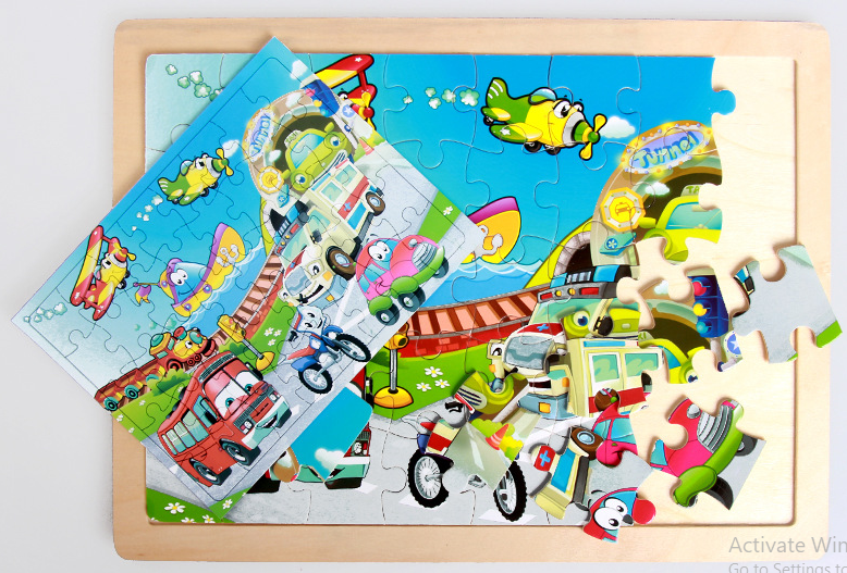 Đồ chơi tranh xếp hình 40 mảnh puzzle cho bé
