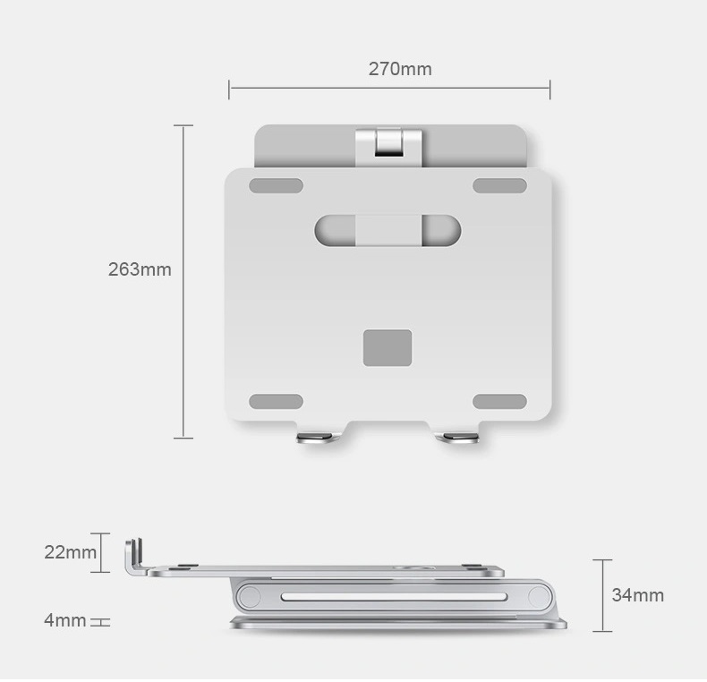 Giá đỡ kiêm đế nâng laptop thiết kế một chân độc đáo AP-2V, chỉnh độ cao góc nghiêng cho laptop, Macbook, Ipad Vu Studio - Hàng chính hãng