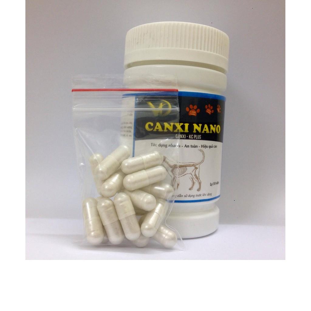 Viên canxi nano cho thú cưng