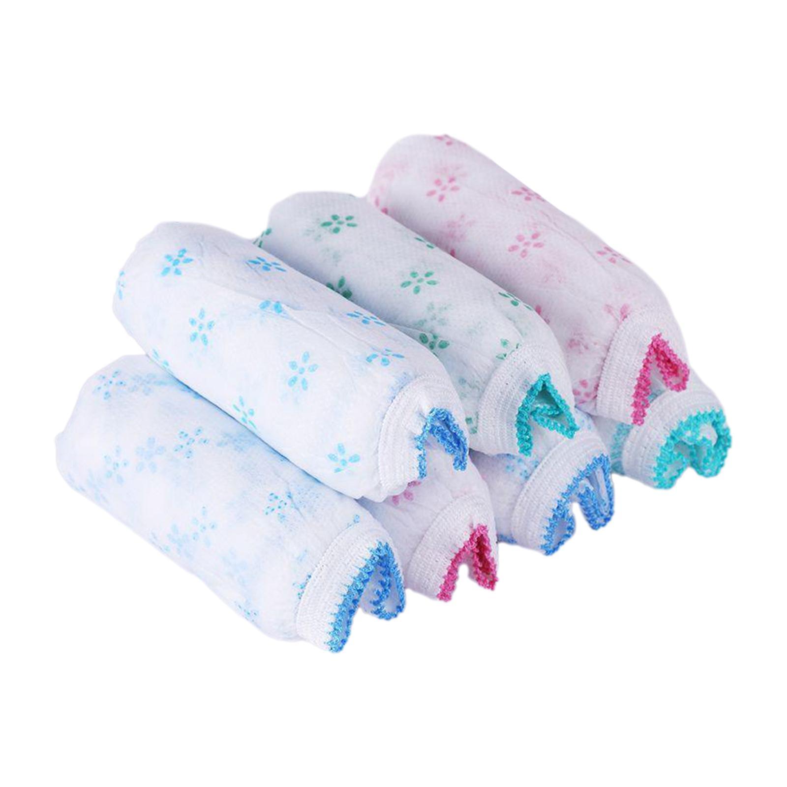 7Pcs Disposable Nonwoven Underwear, Handy Briefs Soft Women Breathable Lightweight Disposable Briefs Disposable Panties for SPA, Camping, Hotel