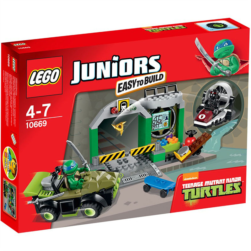 Bộ lắp ráp Căn Cứ Rùa - LEGO Juniors 10669 (107 Chi Tiết)