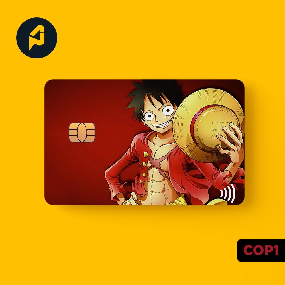 Skin Card Anime Đảo Hải Tặc - Miếng Dán ATM, Thẻ Xe, Thẻ Từ, Thẻ Chung Cư