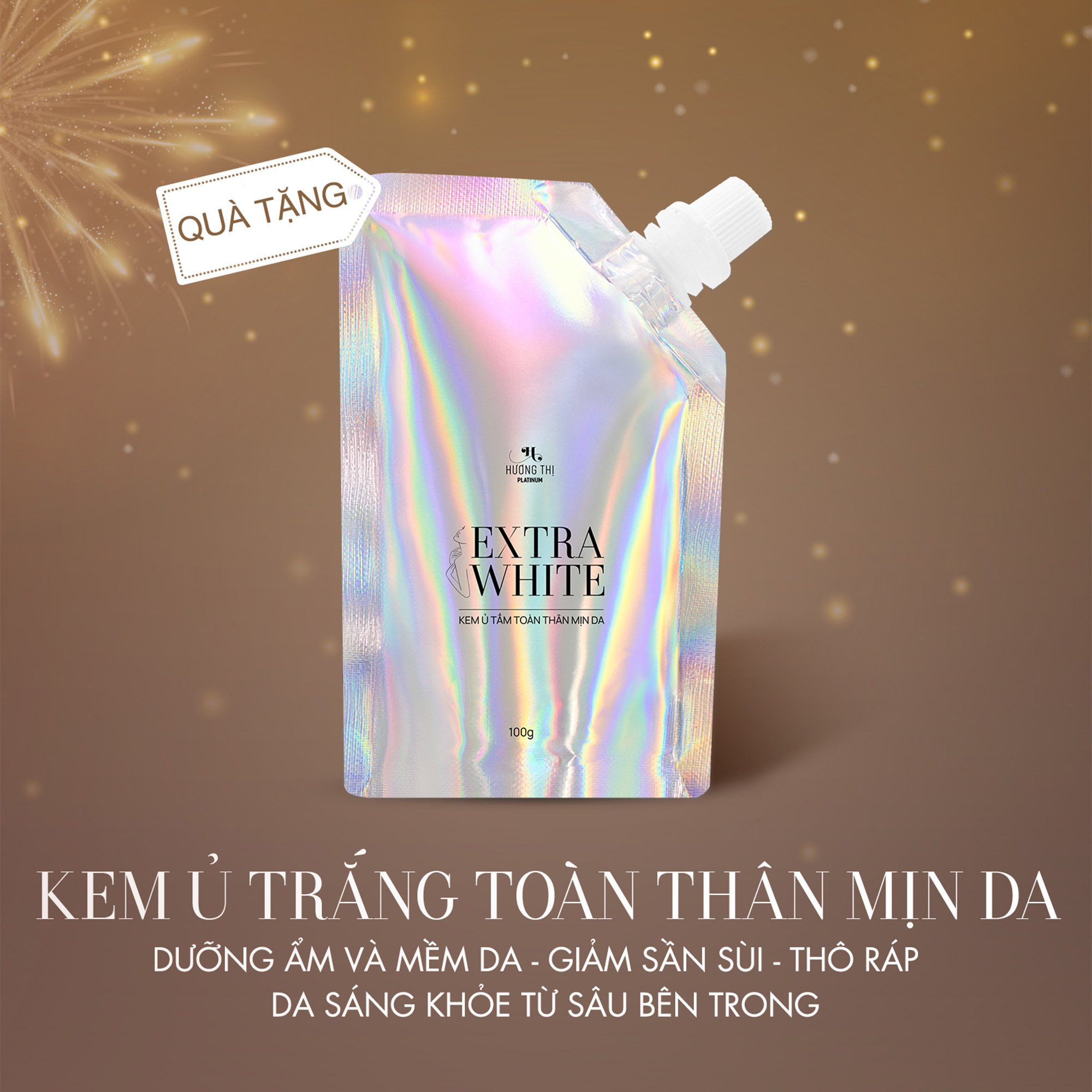 EXTRA WHITE - Bộ Ba Sản Phẩm Trắng Da Toàn Thân Hương Thị