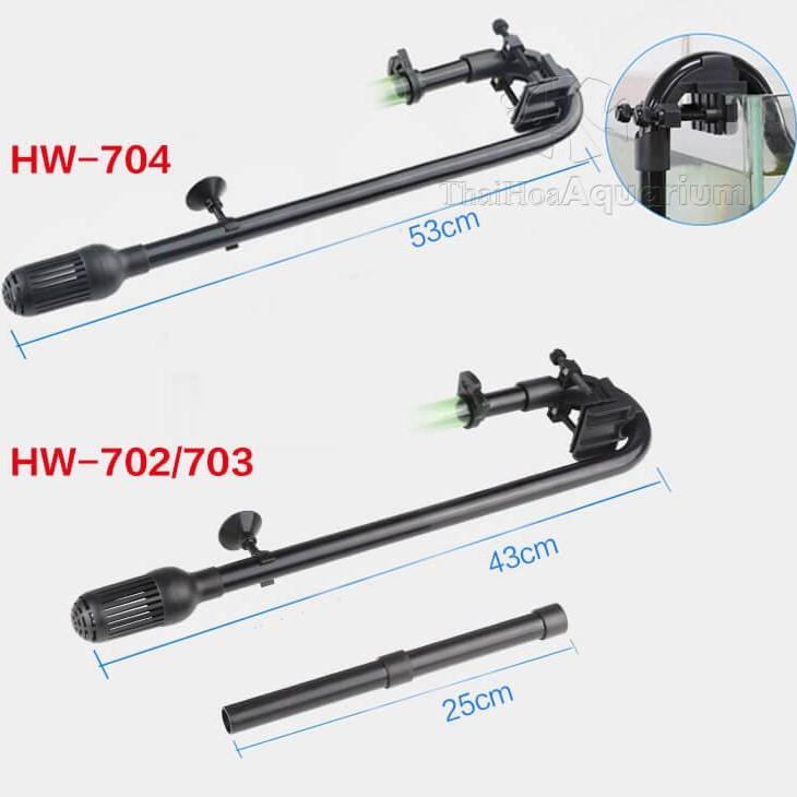 LỌC THÙNG SUNSUN TÍCH HỢP ĐÈN UV HW-703B 30W-1400L/H CHO BỂ 100-300L