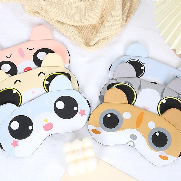 Miếng bịt mắt ngủ hình mèo cute kèm túi gel làm nóng/lạnh
