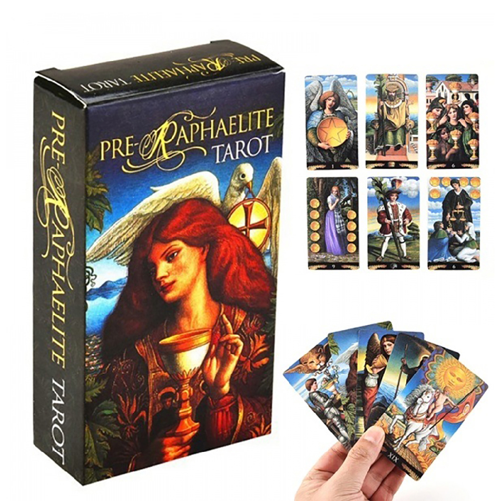 Bài Tarot Pre-Raphaelite 78 Lá Bài  Đá Thanh Tẩy
