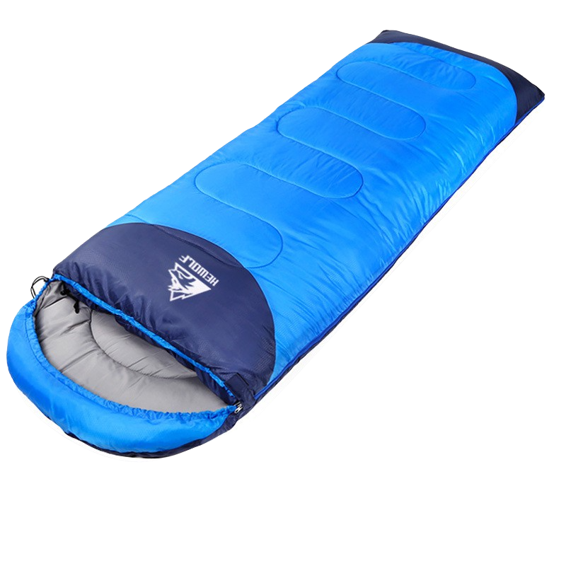 Túi ngủ đơn 1.8 kg Hewofl - 1357 dùng cắm trại, dã ngoại, du lịch, văn phòng, mùa thu đông
