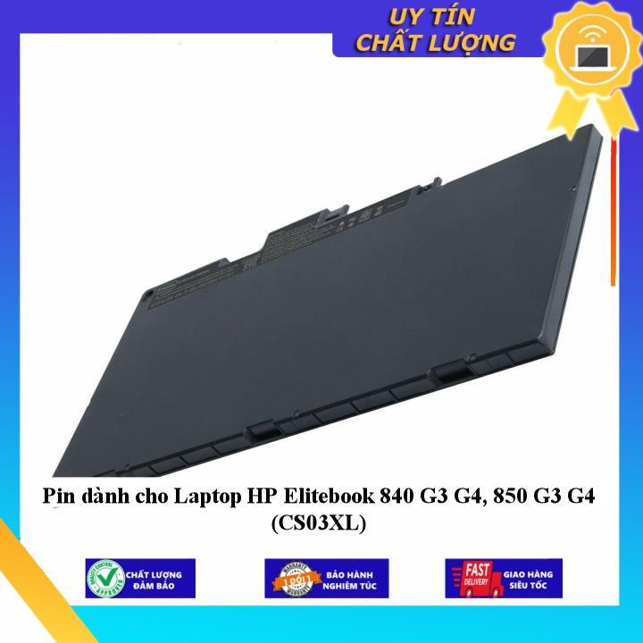 Pin dùng cho Laptop HP Elitebook 840 G3 G4, 850 G3 G4 (CS03XL) - Hàng chính hãng  MIBAT1393