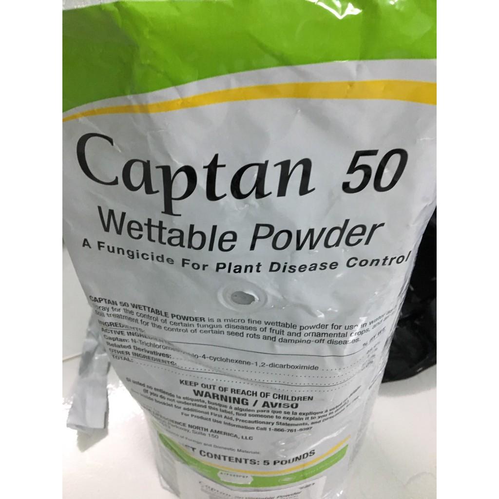 Sản phẩm TRỪ BỆNH HẠI CÂY CAP TAN gói 50g - hàng nhập từ Mỹ được ra từ gói lớn
