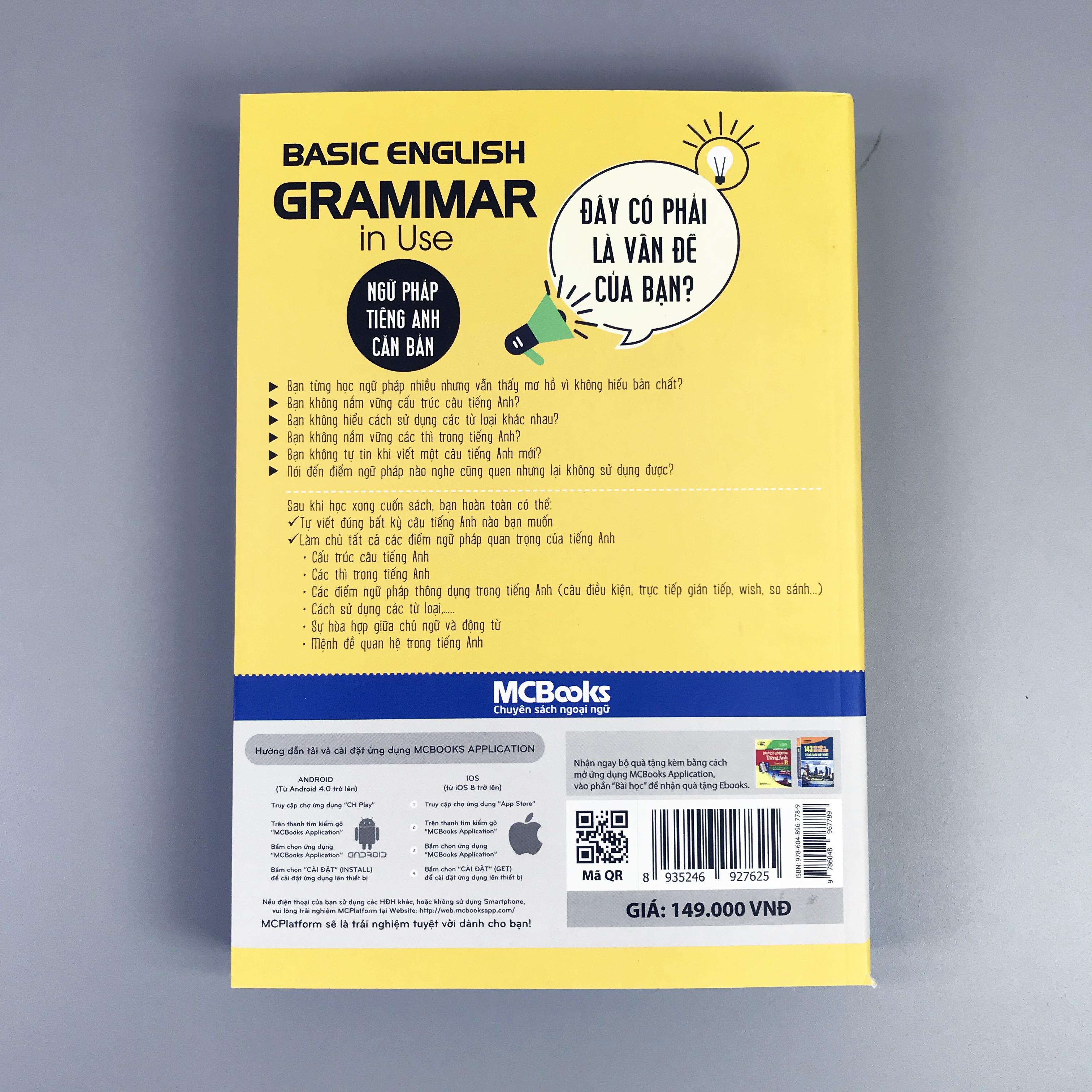 Basic English GRAMMAR In Use - Ngữ Pháp Tiếng Anh Căn Bản (Bìa Vàng) - Tái Bản 2019