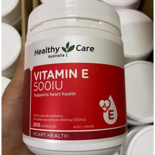 Vitamin E Úc Healthy Care 500IU Hỗ trợ hệ thống tim mạch khỏe mạnh, giúp làm đẹp da, mượt tóc và làm chậm quá trình lão hóa - Massel Official