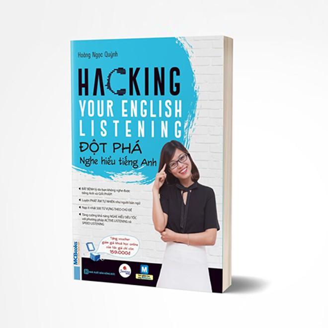 Sách - Hacking your English Listening - Đột phá nghe hiểu tiếng Anh  ( tặng kèm bookmark thiết kế)