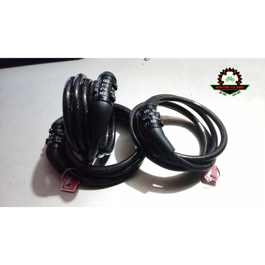 Khóa dây xe đạp 4 số
