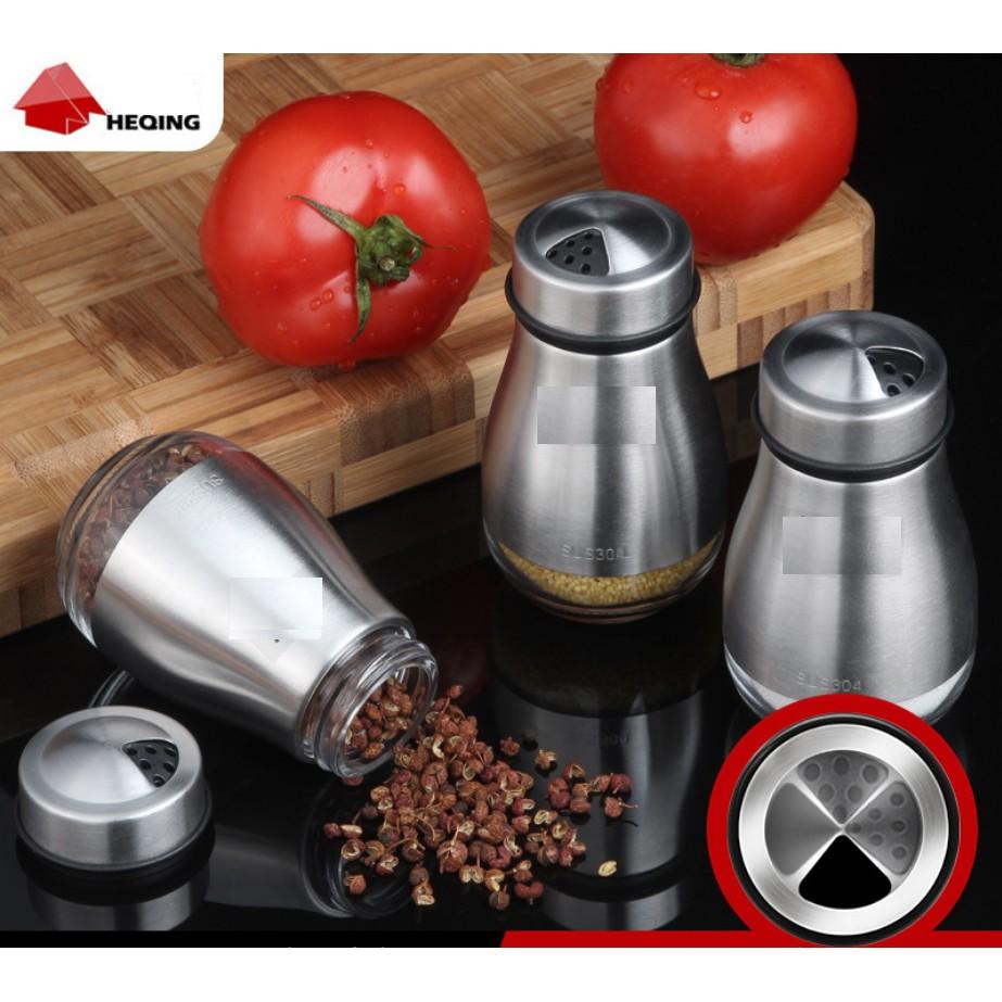 Dụng cụ đựng tiêu nắp nhiều ngăn