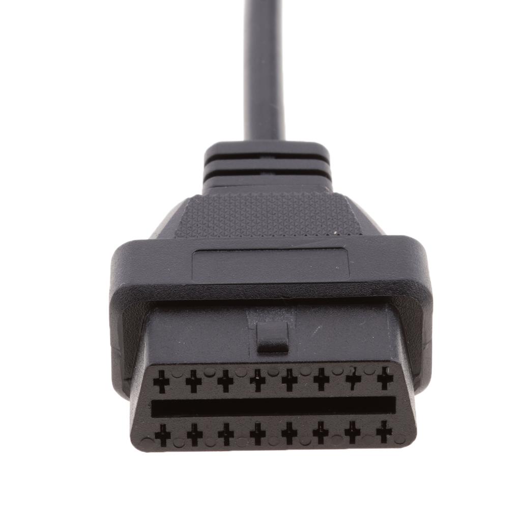 20 Pin Đến 16 Pin OBD 2 Cổng OBD II Chẩn Đoán Adapter Cáp Chuyển Đổi Dành Cho Xe KIA