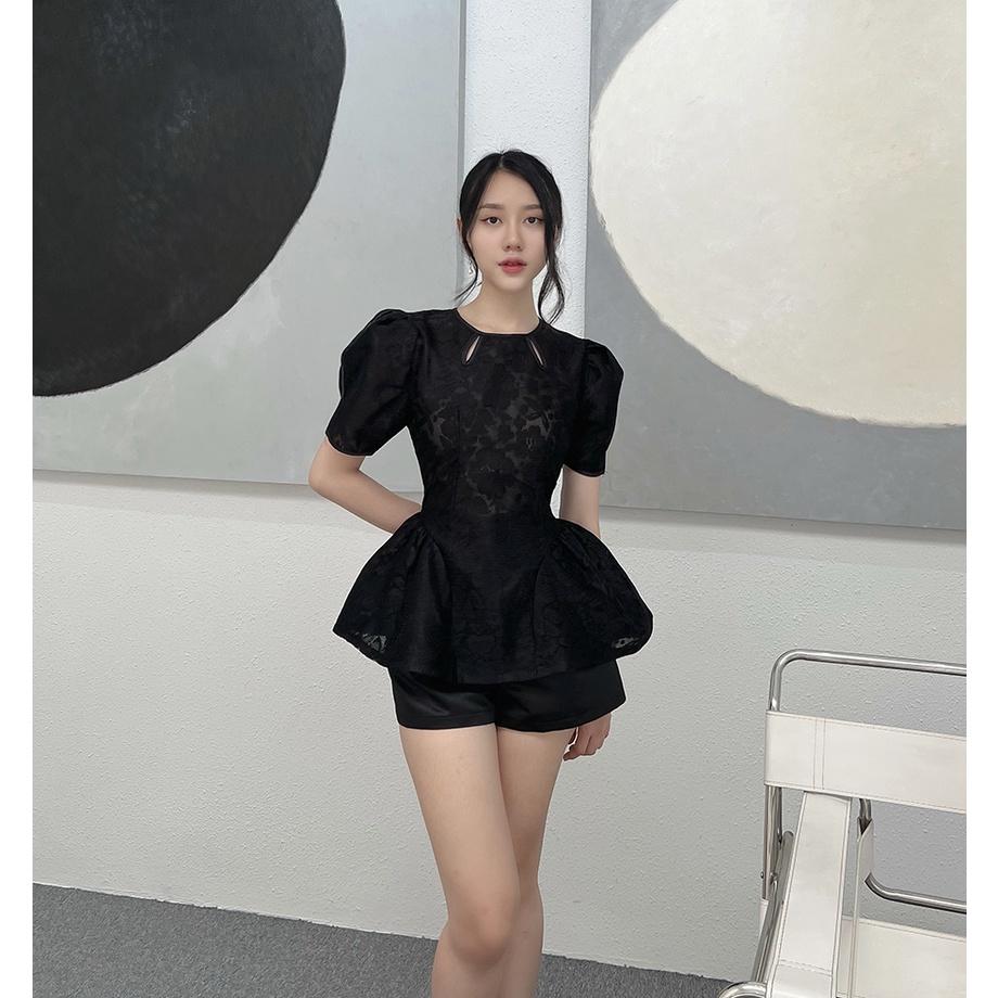 BBSTORE'S Áo Peplum Ren Hoa Thời Trang Nữ Đi Làm Đi Tiệc -A1236