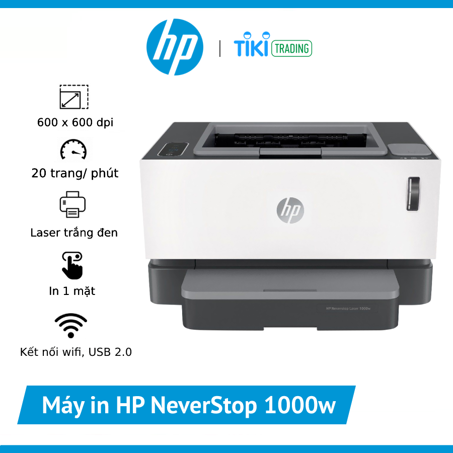 Máy in Laser HP Neverstop 1000W - Hàng Chính Hãng