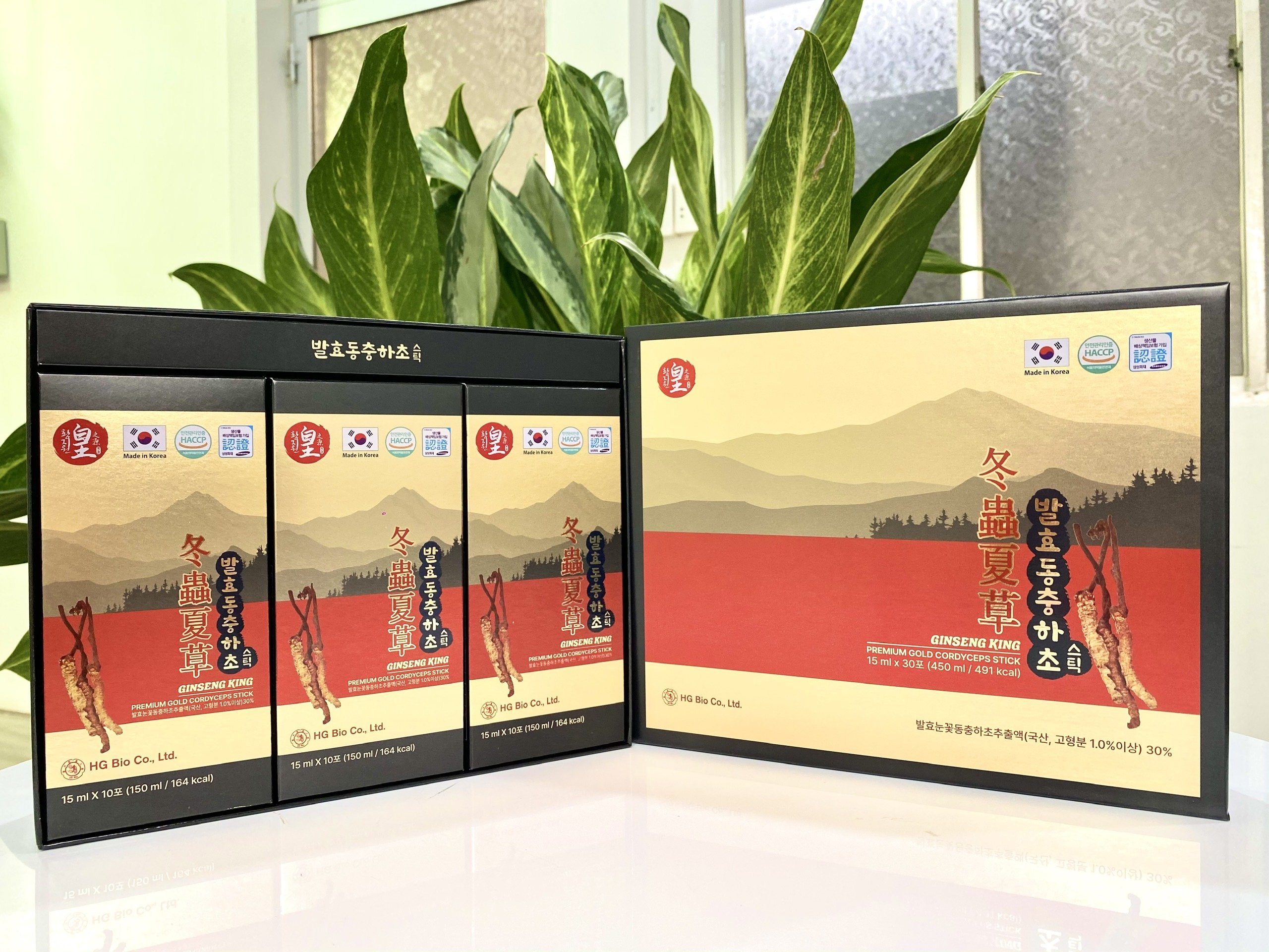 Tinh chất đông trùng hạ thảo stick Hàn Quốc Premium Gold Cordyceps Stick