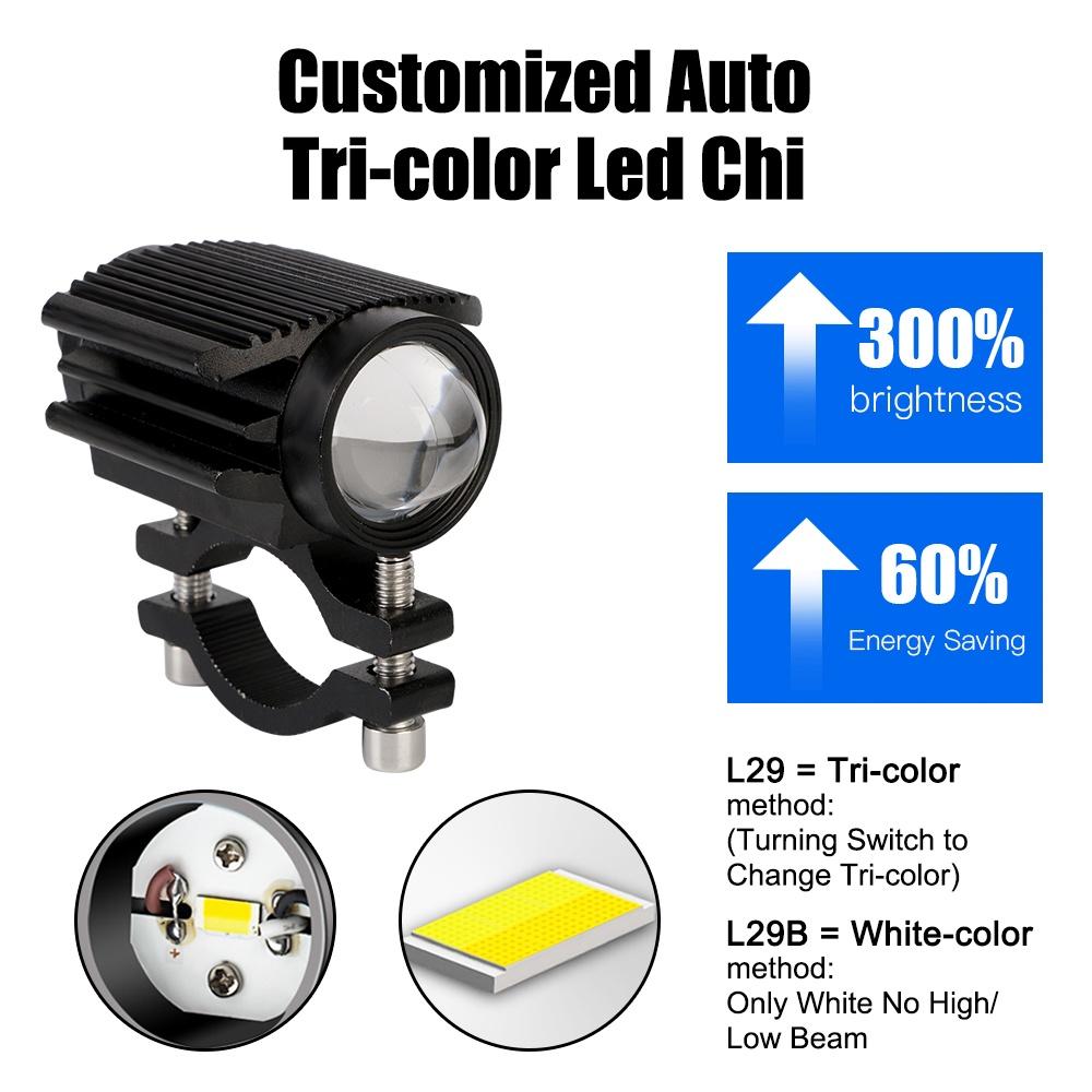 Đèn pha LED siêu sáng chuyên dụng cho xe máy