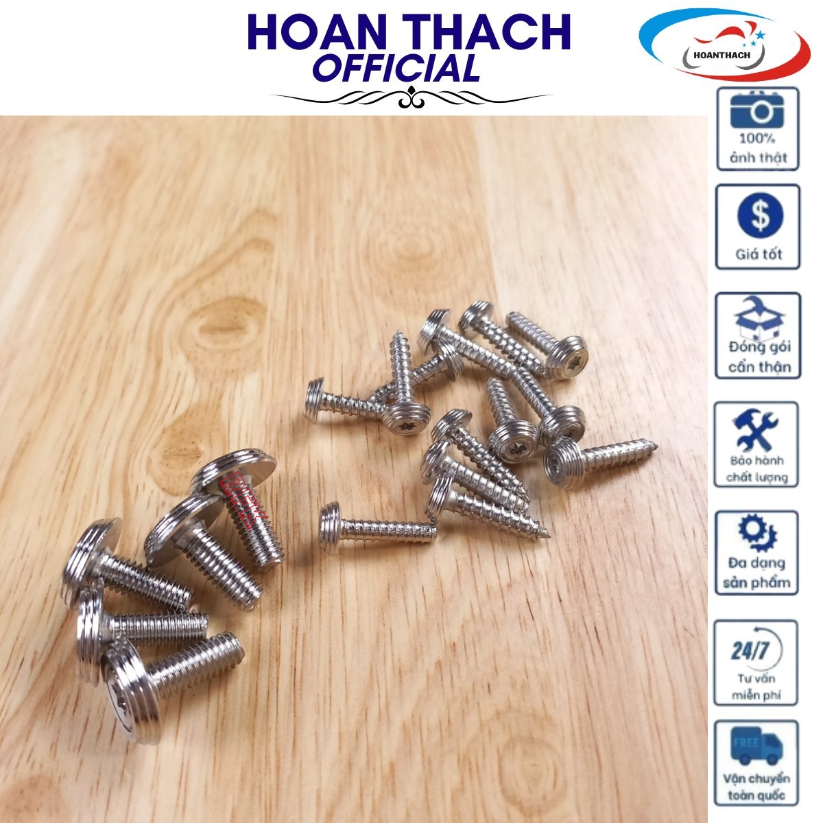 Bộ ốc áo mẫu thái Inox 304 cho xe máy Air Blade 2016 ( 18 con ), HOANTHACH SP017375