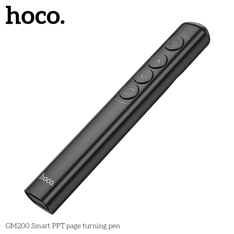 Bút trình chiếu lazer đỏ Hoco GM200 sử dụng pin AAA / GM201 sạc  type-C dùng cho thuyết trình_ Hàng chính hãng