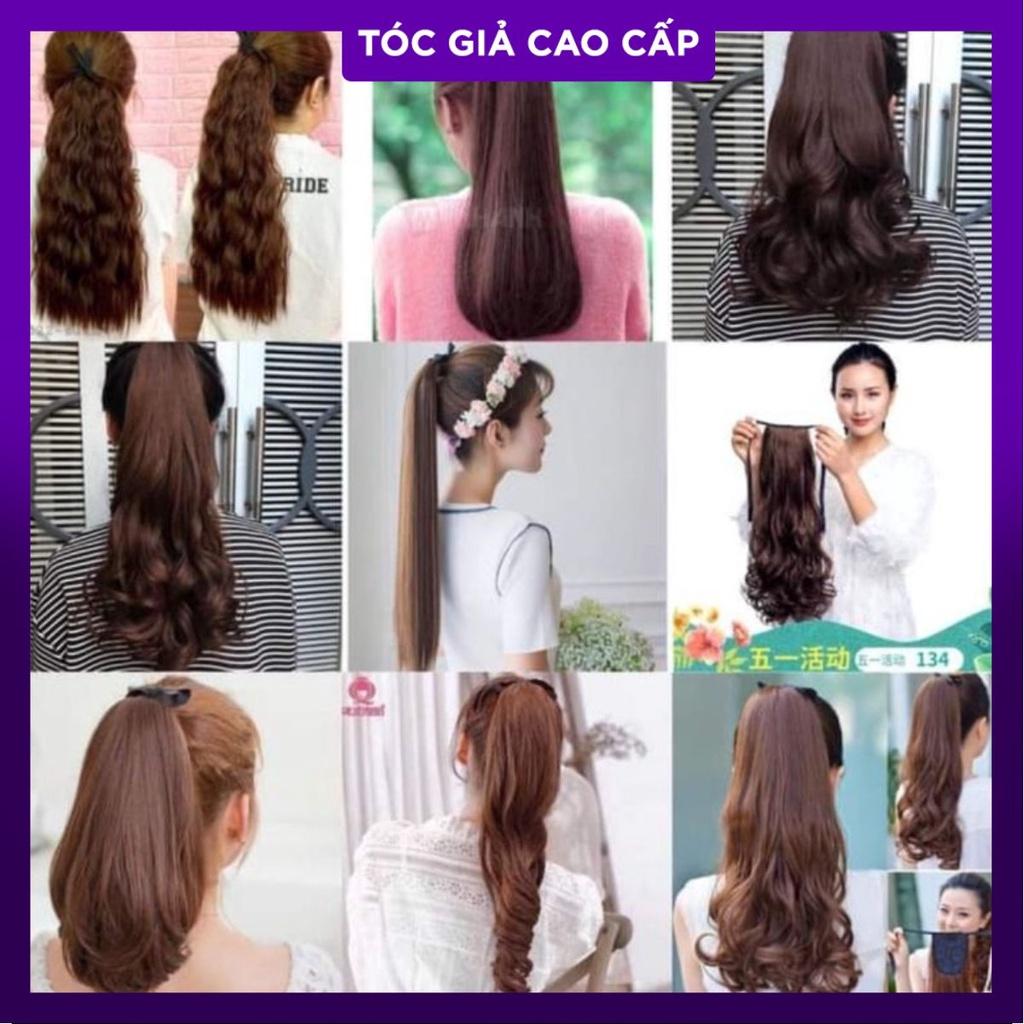 sell tóc giả cột đủ dáng