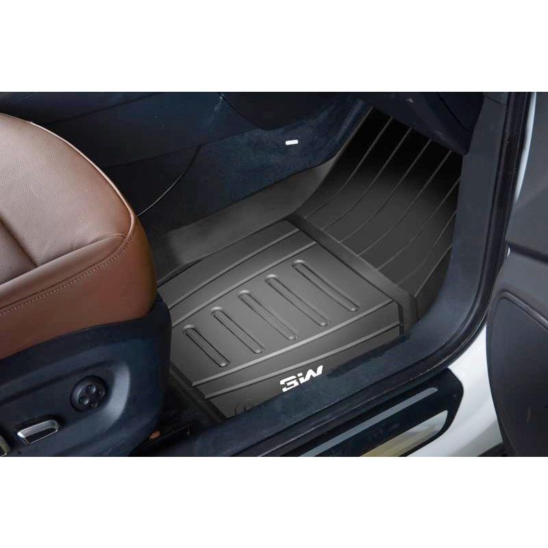 Thảm lót sàn xe ô tô Audi A3 2021 Nhãn hiệu Macsim 3W chất liệu nhựa TPE đúc khuôn cao cấp - màu đen