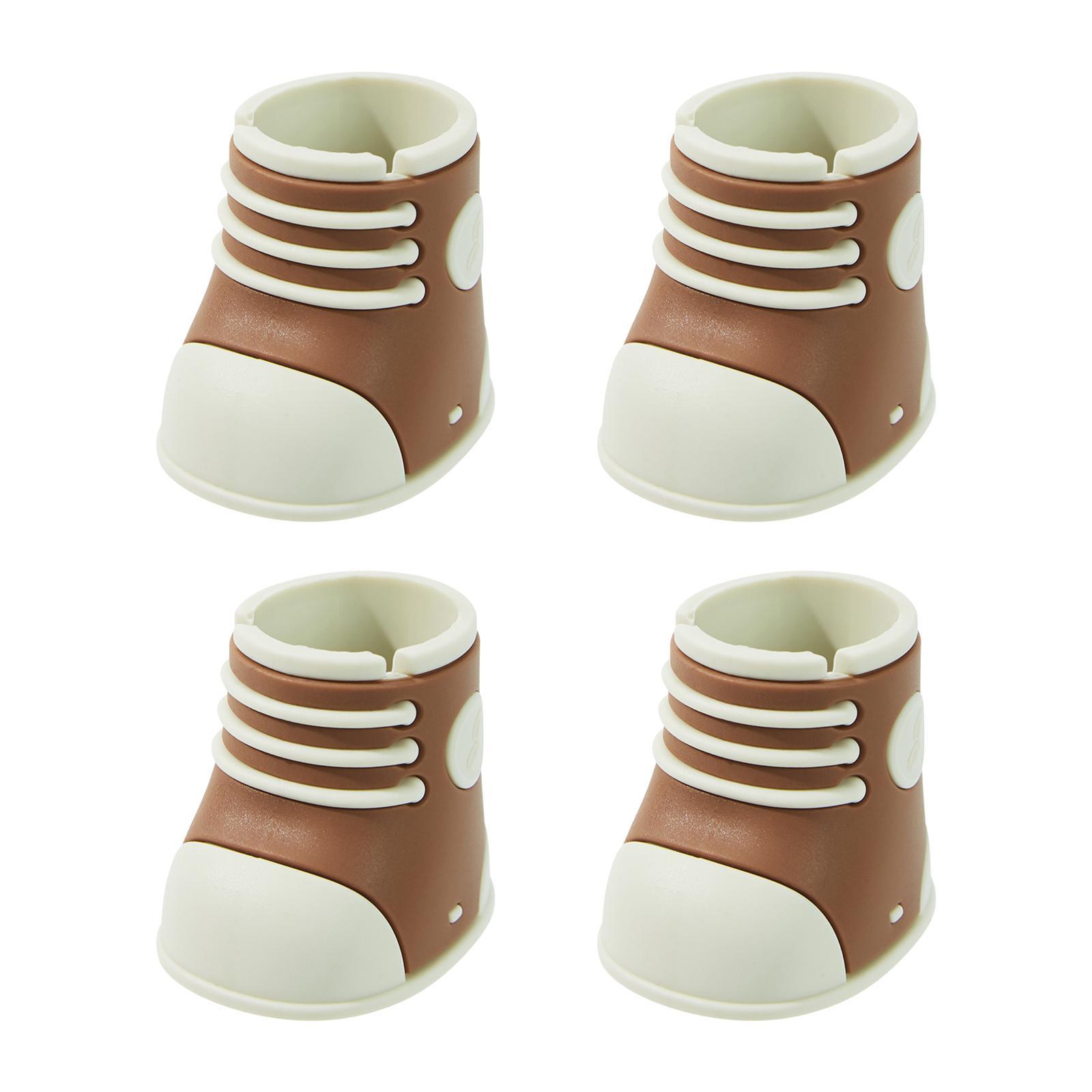 4x Chair Leg Caps Covers Pads Silicone Chair Leg Floor Protectors for Office Bed