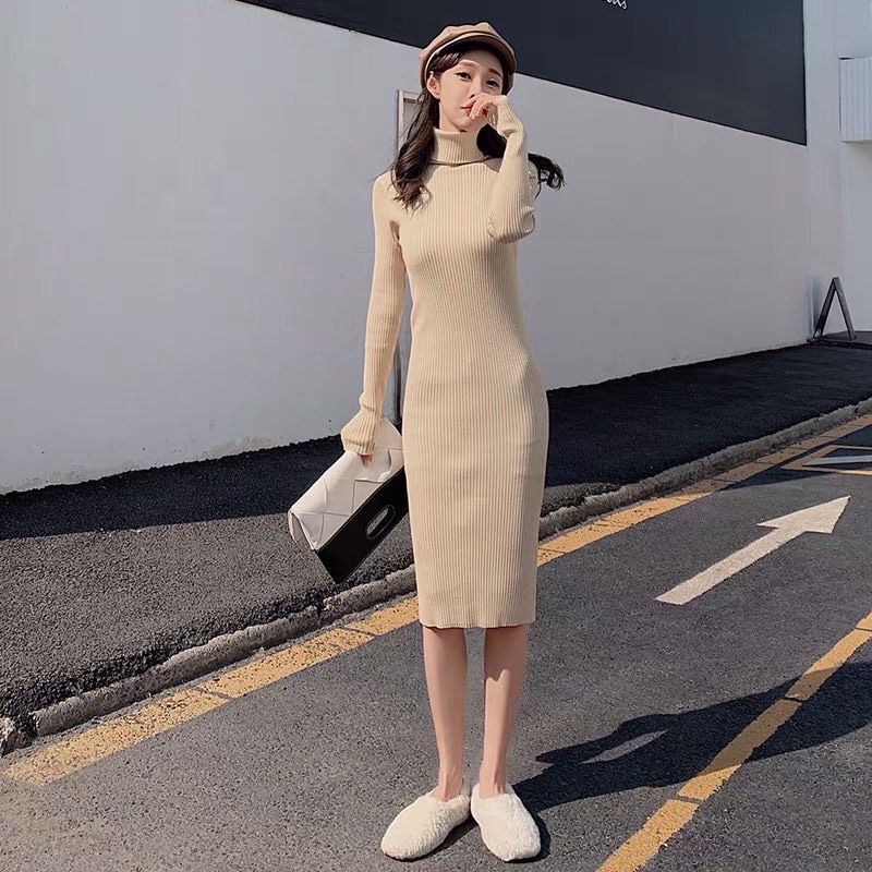 Top với hơn 71 váy len cổ cao tuyệt vời nhất  trieuson5