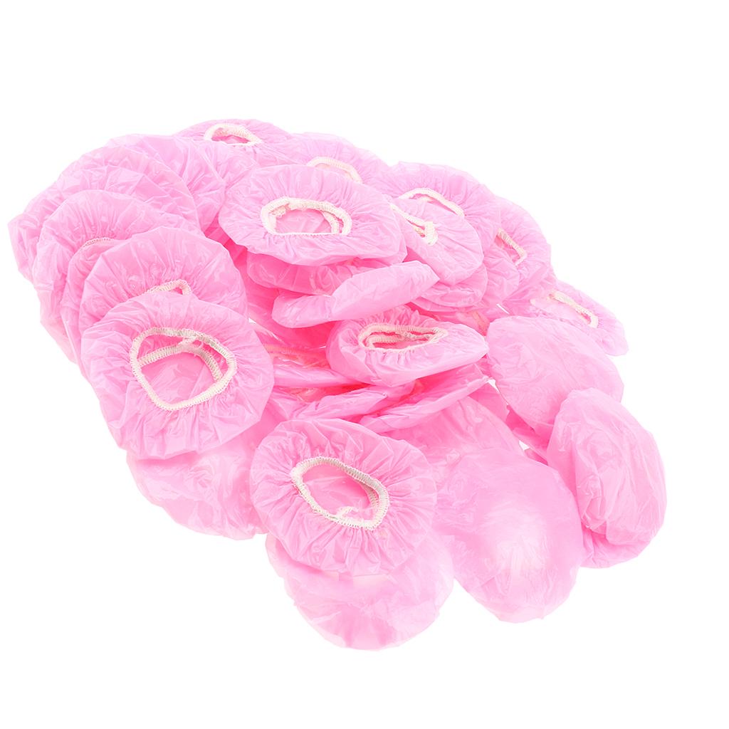 100pcs Unisex Waterproof Bath Ear Protection Shower Earmuffs Ear Cover Caps Protects Ear from Water when Showering