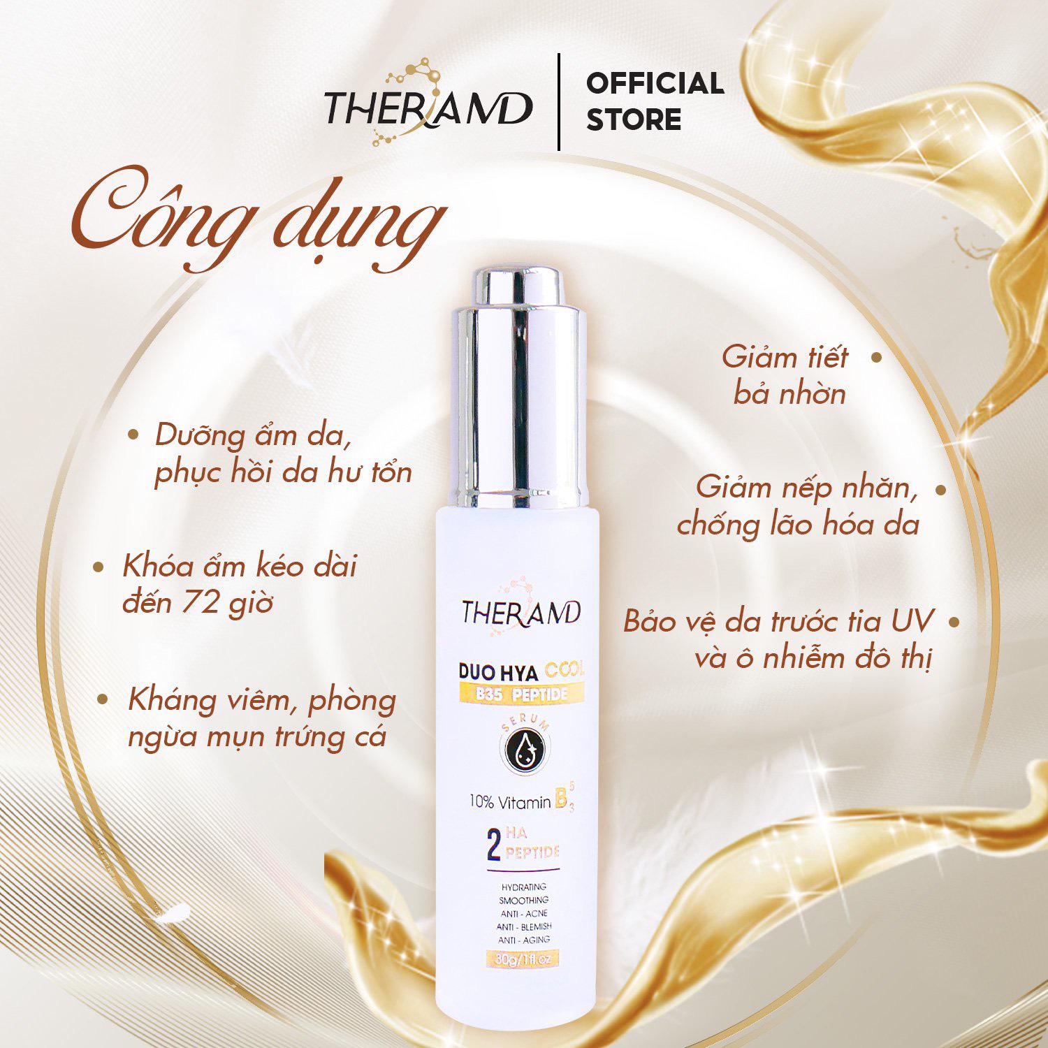 Tinh chất phục hồi chống lão hóa TheraMD Dou Hya Cool B35 Peptide Serum