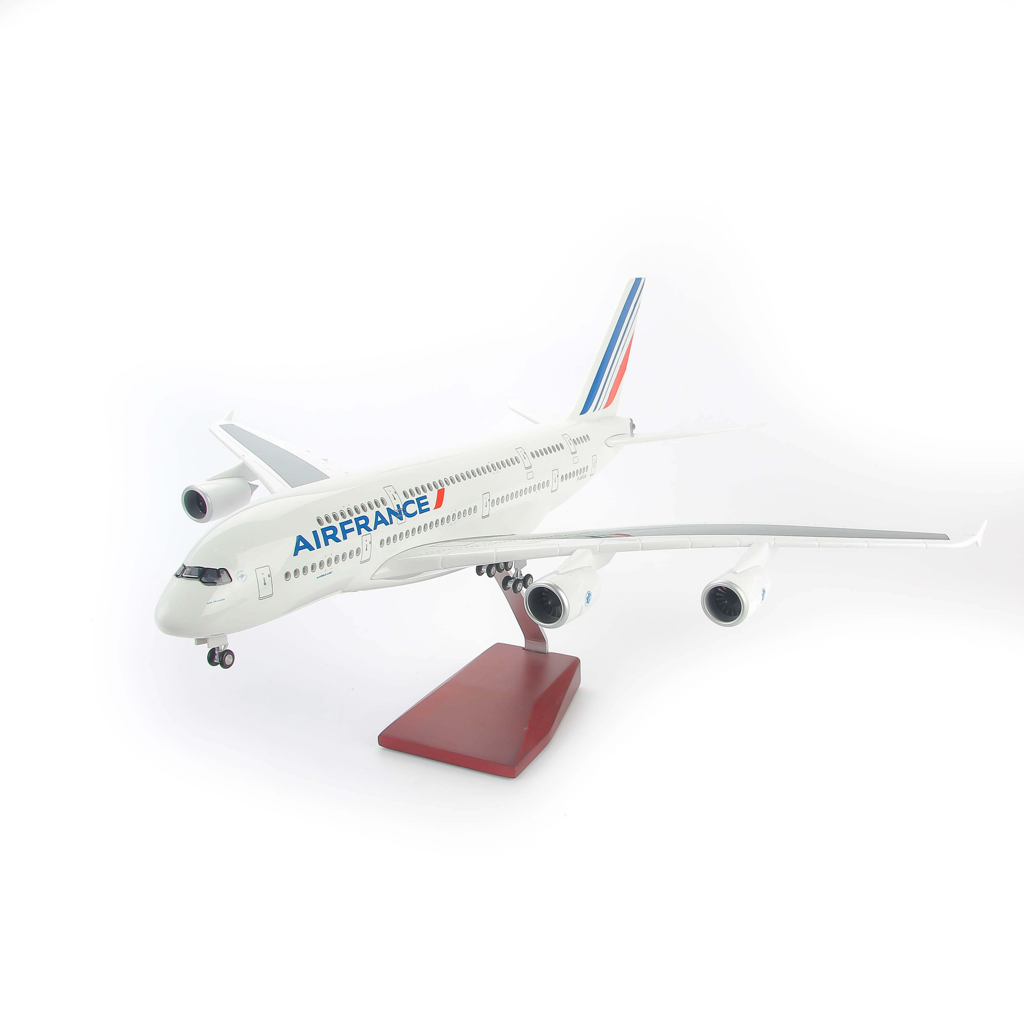 Mô Hình Máy Bay AIRBUS A380 AIR FRANCE 1:160 (47CM - CÓ ĐÈN)