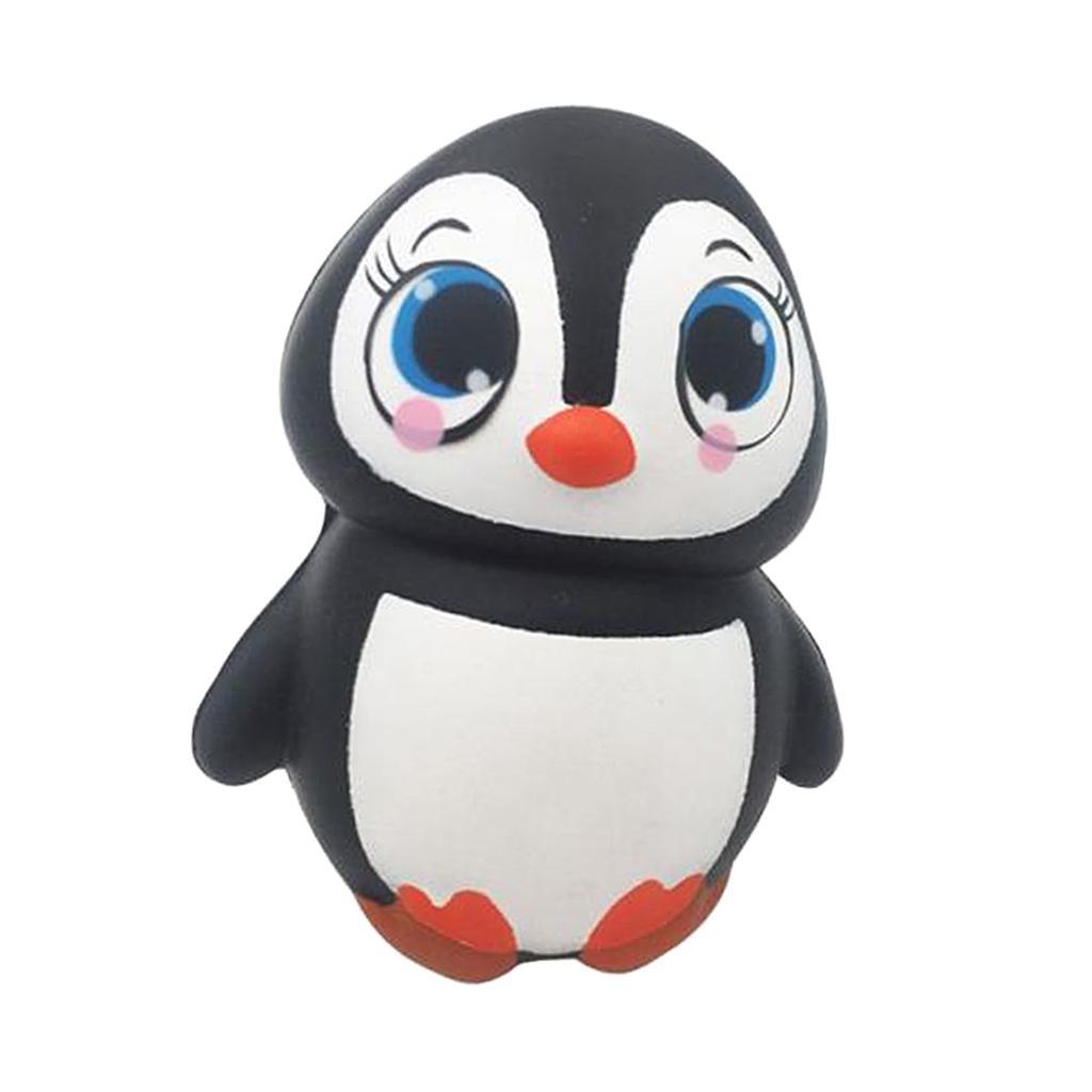 2xSquishy Soft Slow Rising Squishes Toy PU Stress Relief Soft Toy penguin