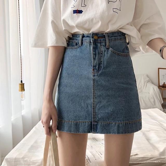 Chân váy chữ A/ Chân váy jeans có bigsize XL 2XL 3XL 4XL 5XL