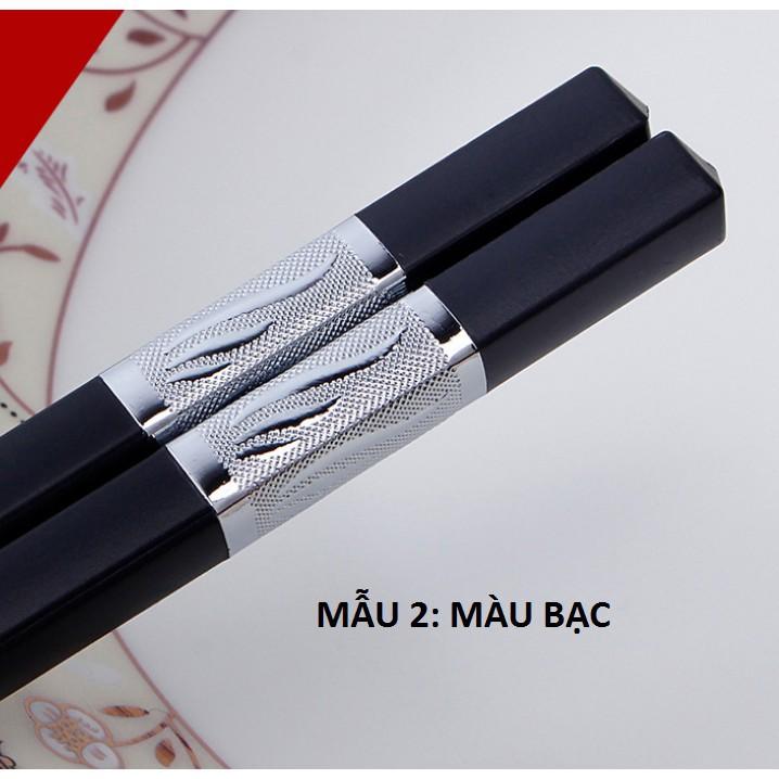 10 hộp đũa hợp kim mạ vàng