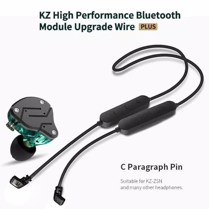 Cáp Bluetooth KZ APTX chống nước cho ZS10/ZS6/ZS5/ZST/ZS3/ES4