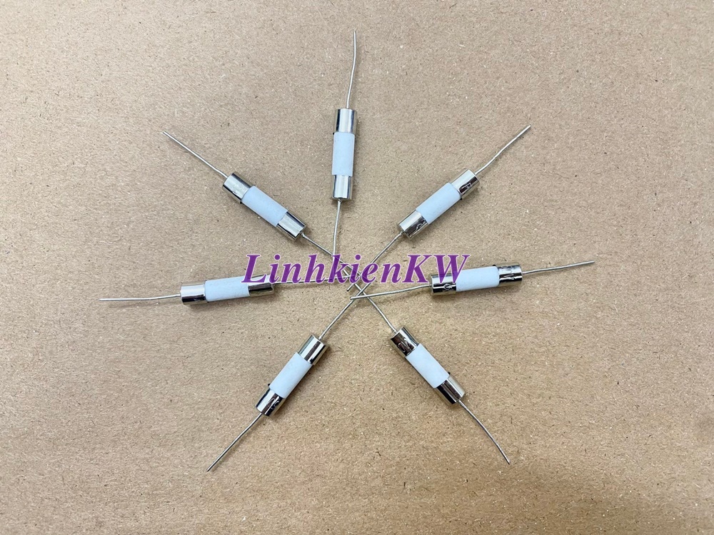 20 cái Cầu chì sứ cắm 1A 2A 3A 3.15A 5A 6.3A 8A 10A 12A 15A 20A 25A 250VAC khích thước 5x20mm mới 100% !