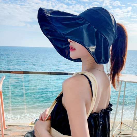 Mũ rộng vành chống nắng chống uv phong cách Hàn, nón chống nắng nữ thời trang