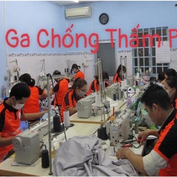 Ga chống thấm cotton cho bé, drap chống thấm cao cấp cấu tạo 3 lớp đối lưu không khí, nằm trực tiếp không nóng không bí