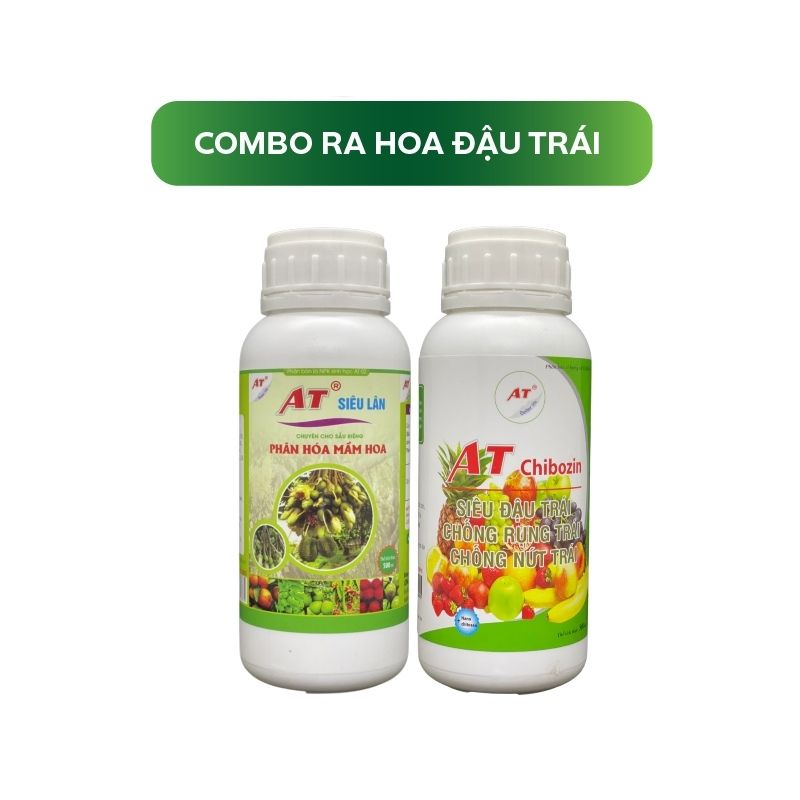 Combo Sinh Học AT Giúp Ra Hoa Đậu Trái, Chống Rụng Trái Non, An Toàn Hiệu Quả Không Cần Cách Ly