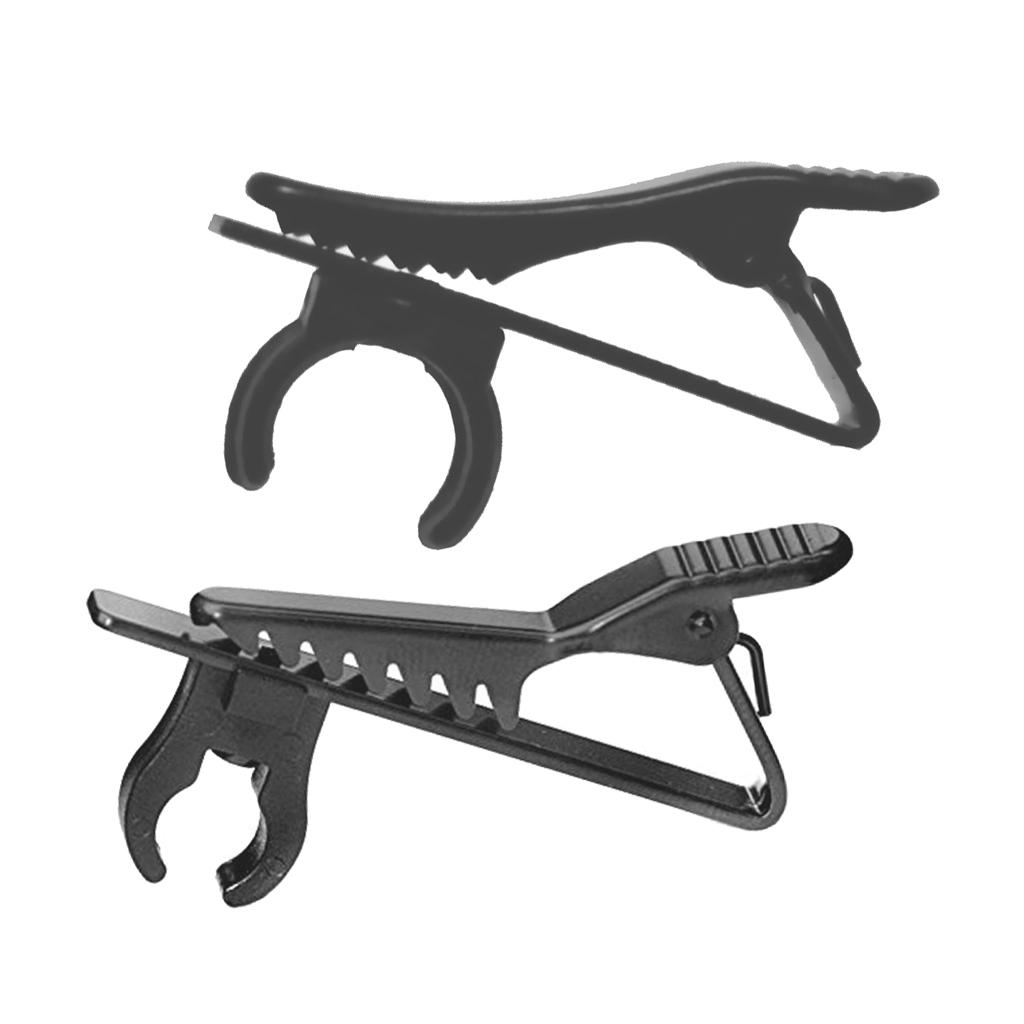 2X Microphone Lapel Tie Clip Holder for Lavalier Mic Replacement Parts