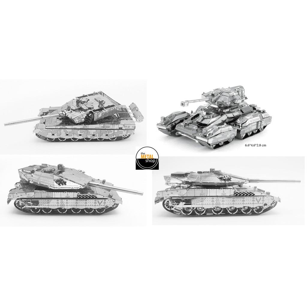 Mô hình lắp ghép kim loại 3d xe tank cỡ lớn mới