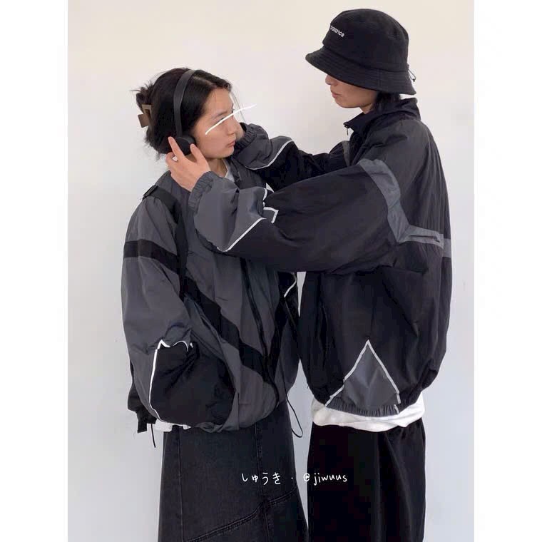 Áo khoác dù in logo SBL Nam Nữ form rộng unisex dù 2 lớp phối màu mí viền ulzzang Jacket Siêu chất bomber, áo khoác cặp đôi gió thể thao